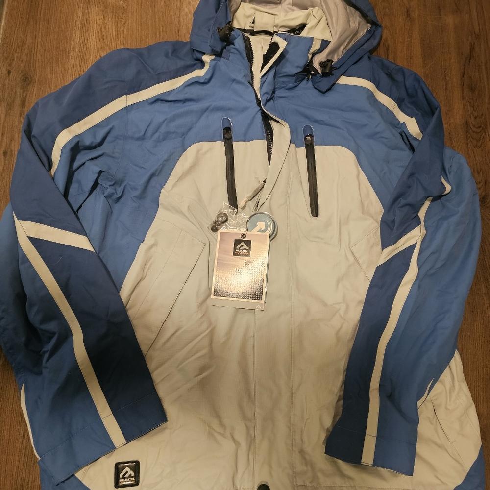 New Mens Black Mountain coat
